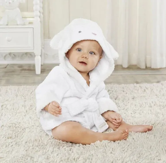 Animal Shape Baby Bathrobe