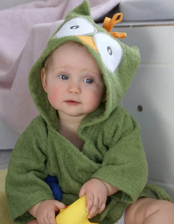 Animal Shape Baby Bathrobe