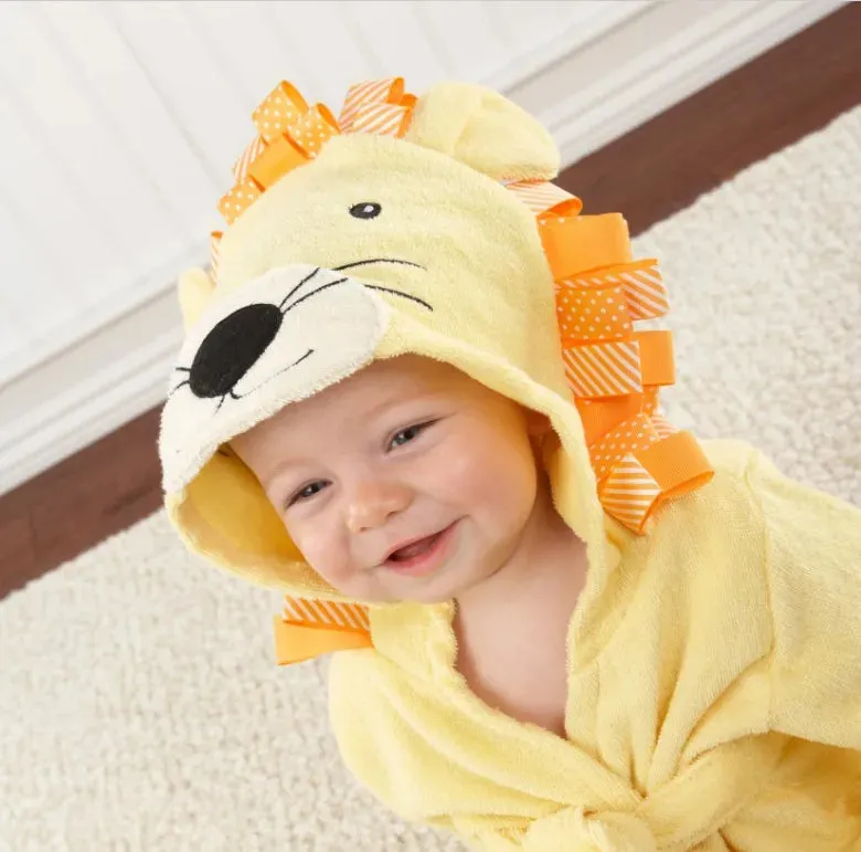 Animal Shape Baby Bathrobe