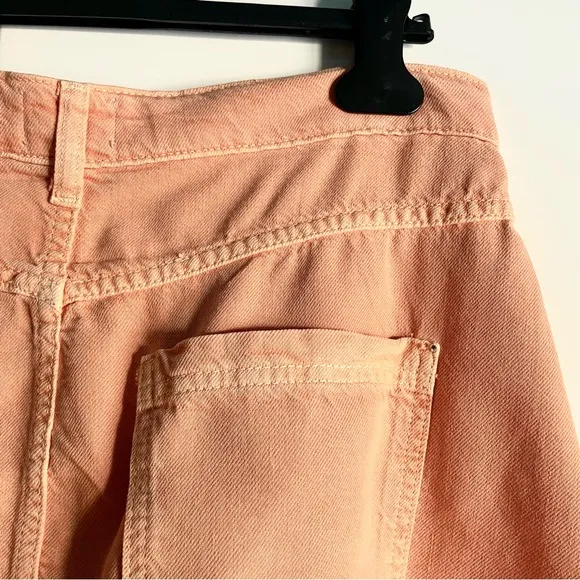 Anthropologie Pilcro Pleated Micro Mini Denim Skirt Size 10 NWT
