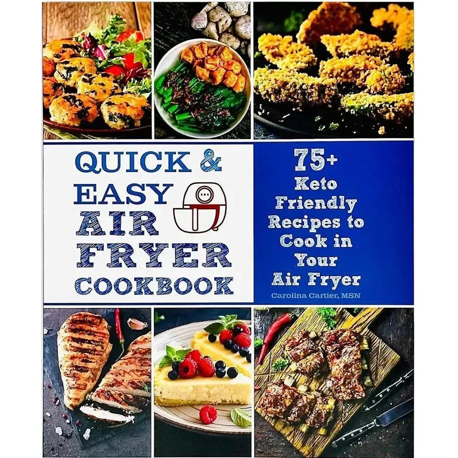 Anti-Processed Air Fryer,Slim 800 Hot Air,Healthy Air Fryer, Quick Easy 4 Books Set