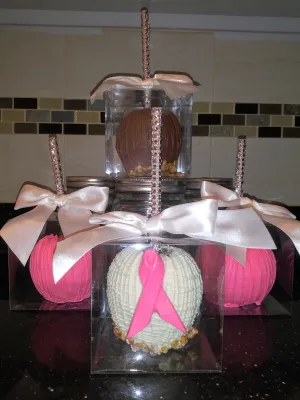 Apples – Chocolate Covered/Dipped (Breast Cancer )