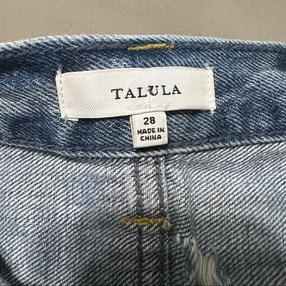 ARITZIA TALULA Low Rise Jean Shorts