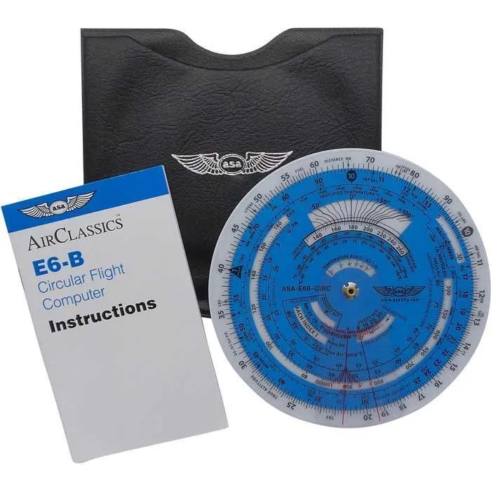 ASA E6B Circular Flight Computer – Reliable, Intuitive, and Essential
