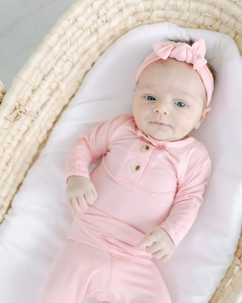 Aspen Outfit, Hat and Headband Set | Pink