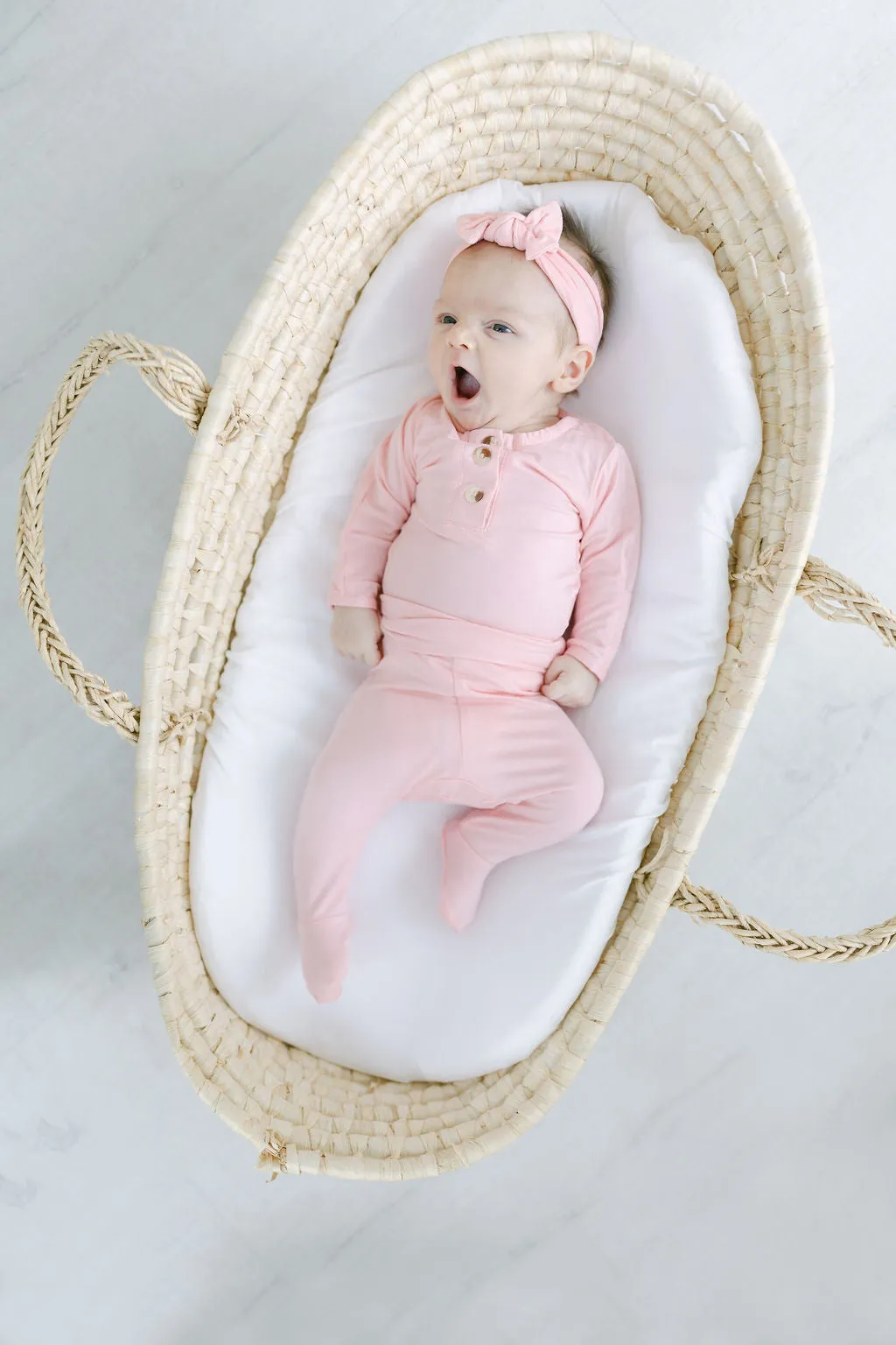 Aspen Outfit, Hat and Headband Set | Pink