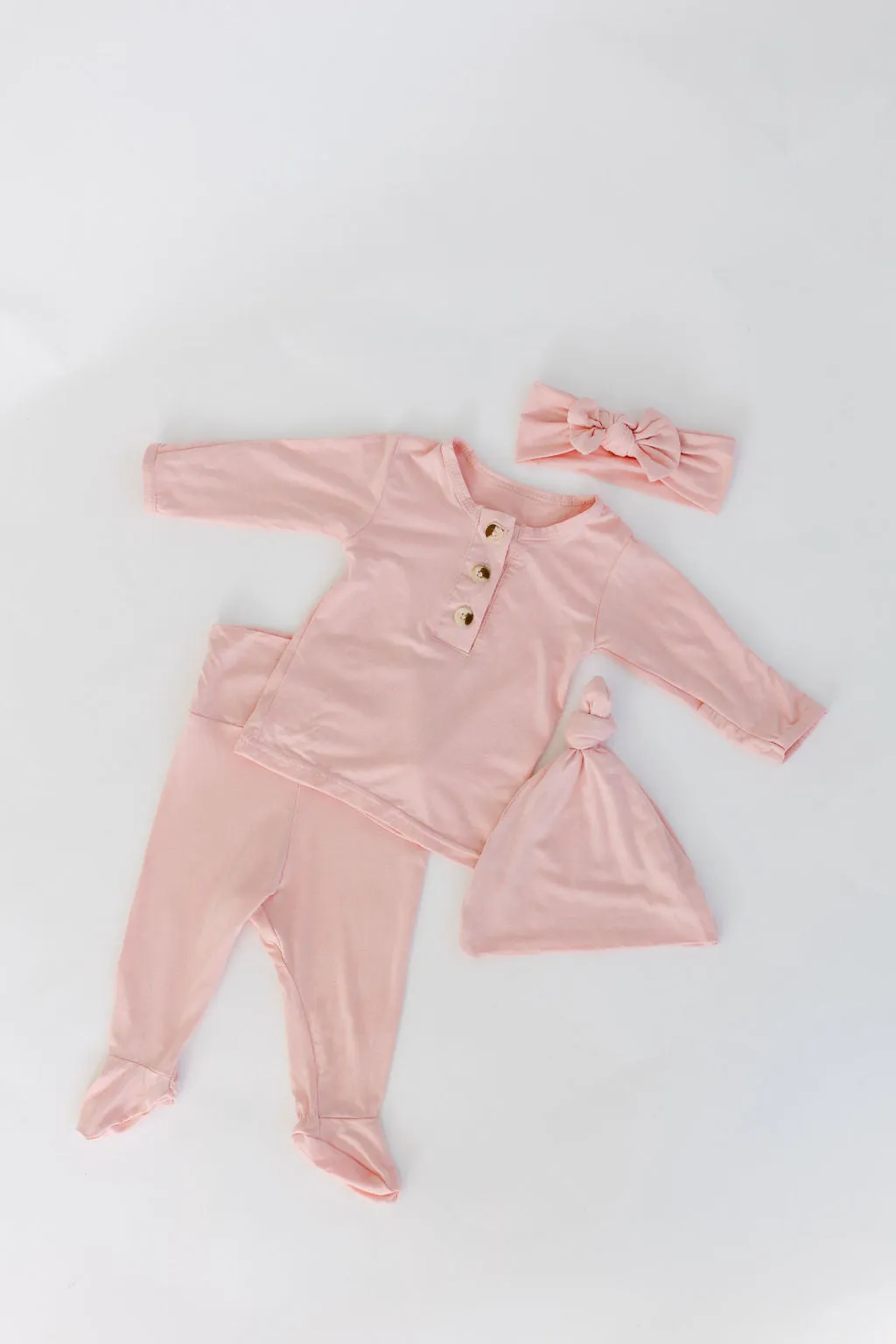 Aspen Outfit, Hat and Headband Set | Pink