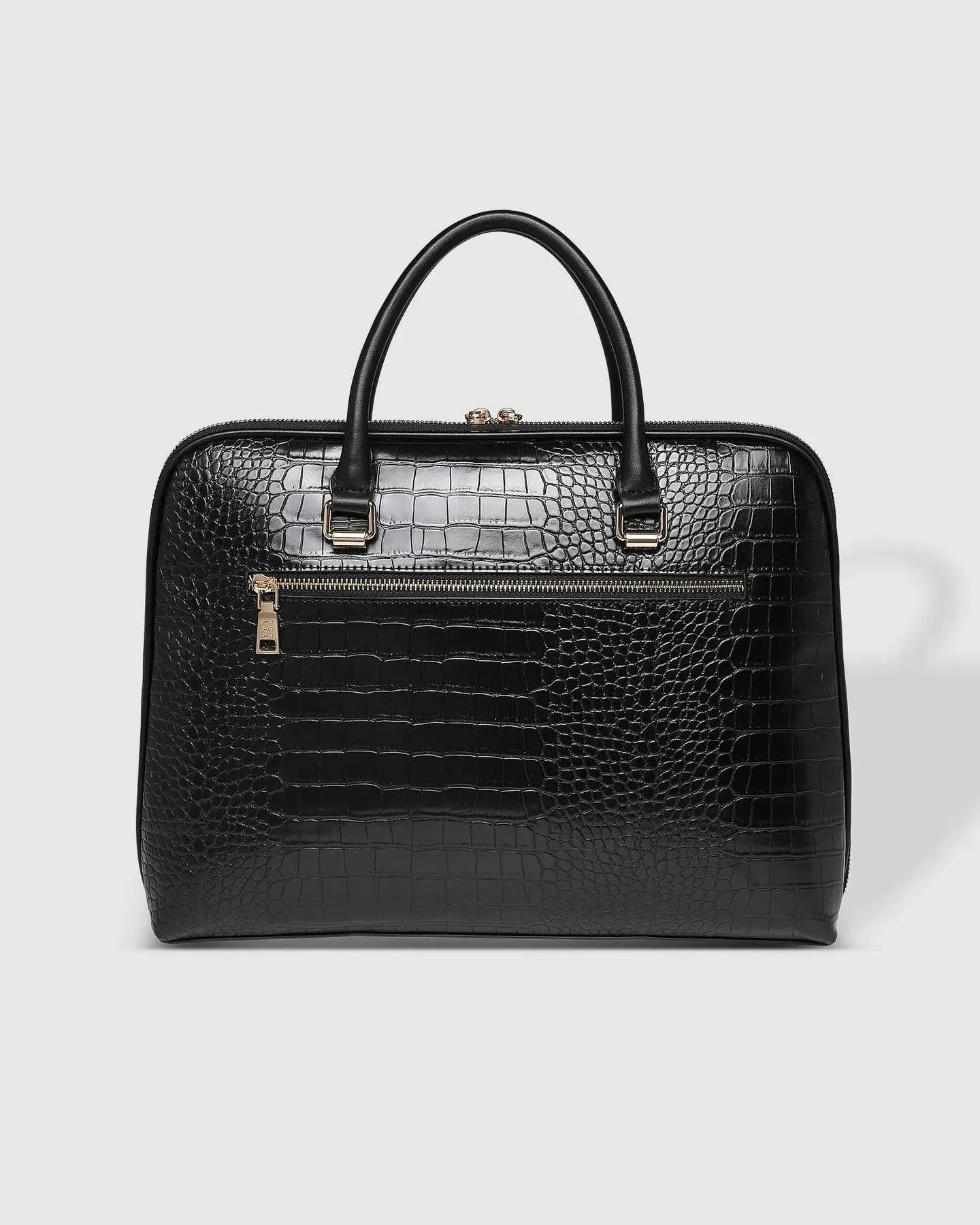 Atlanta Laptop Bag - Black Croc