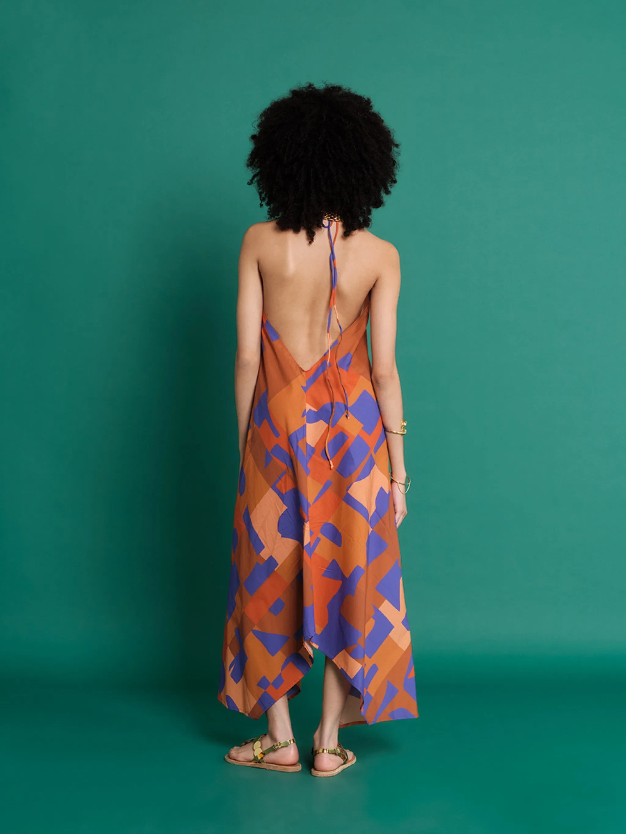 August | V-shape Dress