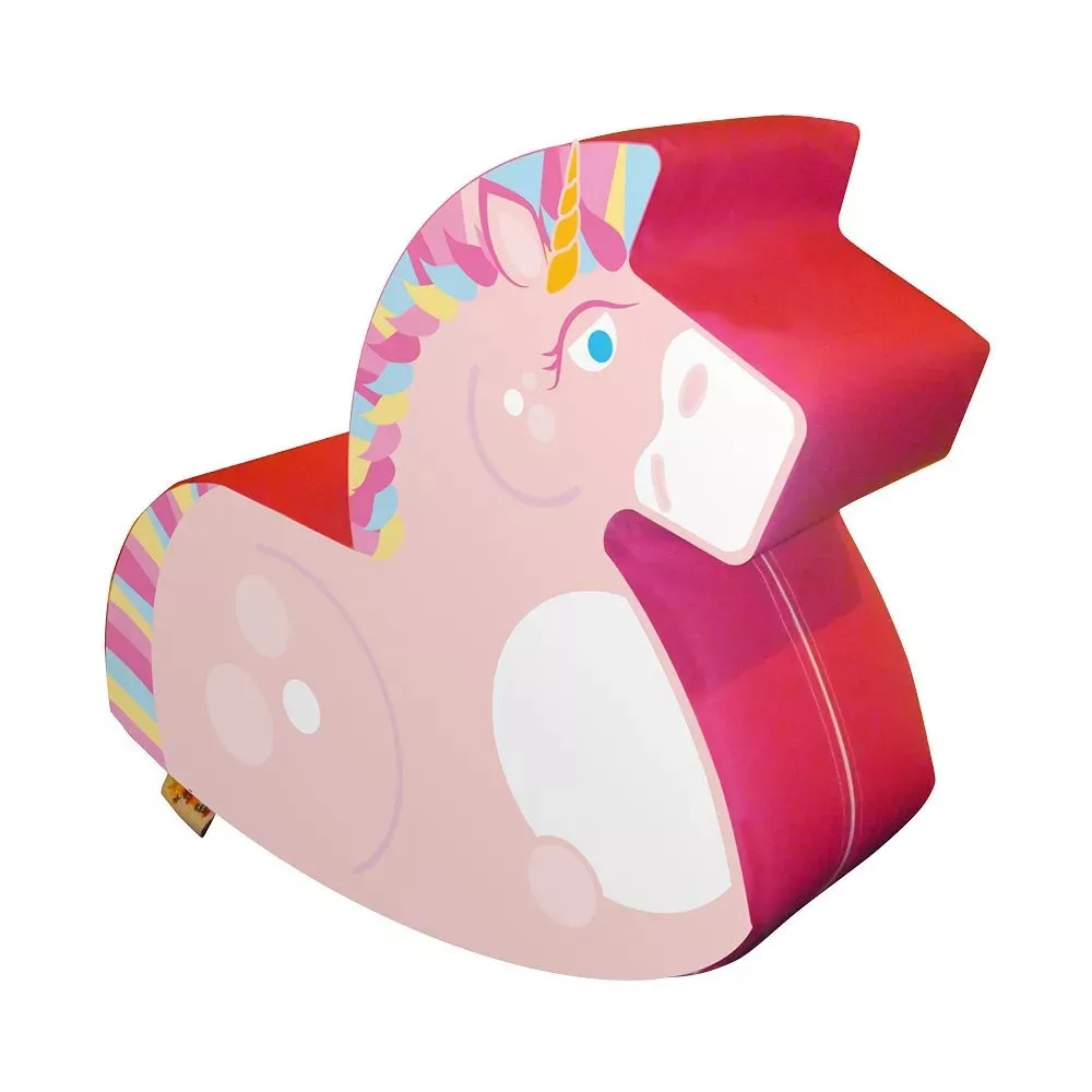Autism-Friendly Pikler Animal Ride On | Soft Play Rocker | Unicorn, Horse or Zebra | 24m 