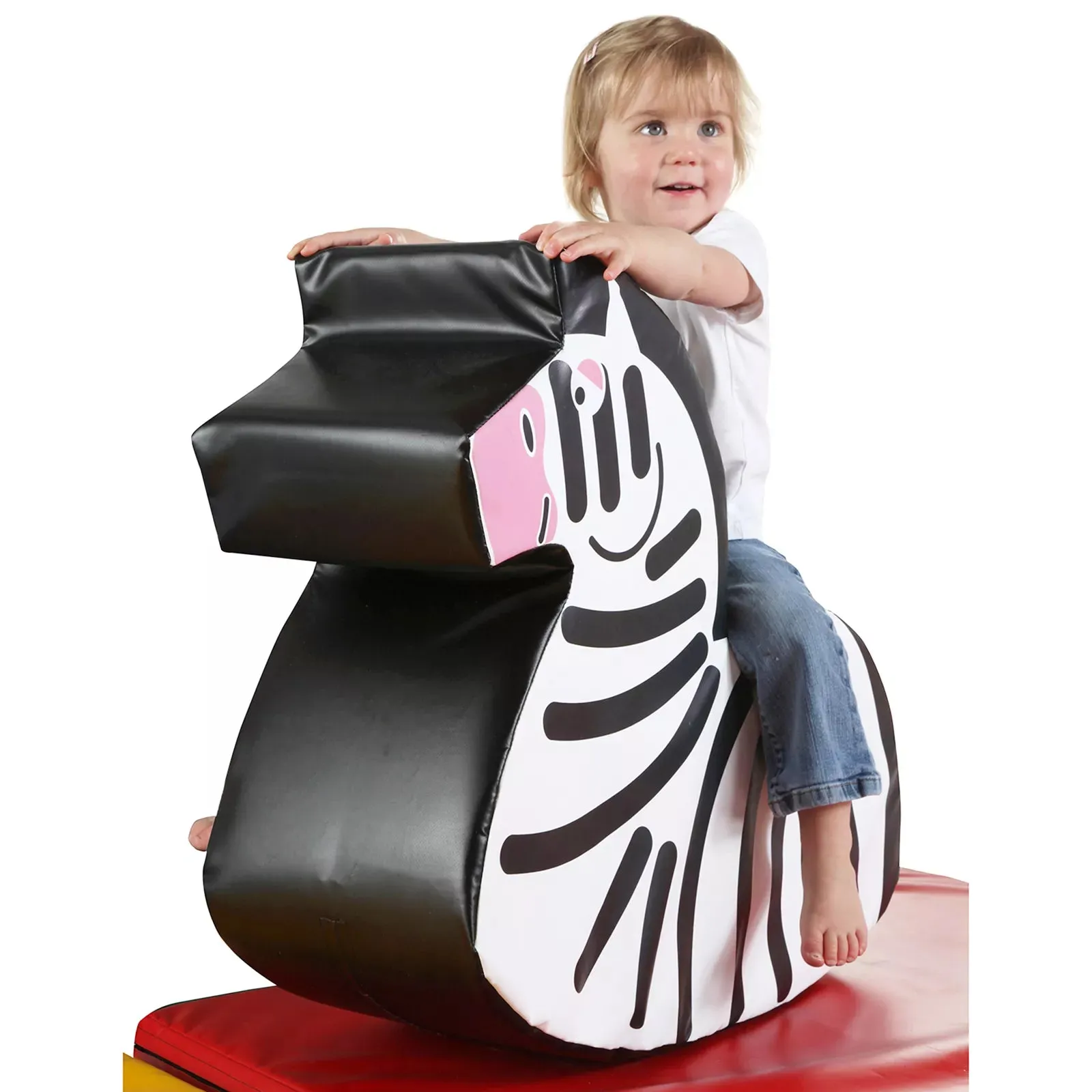 Autism-Friendly Pikler Animal Ride On | Soft Play Rocker | Unicorn, Horse or Zebra | 24m 
