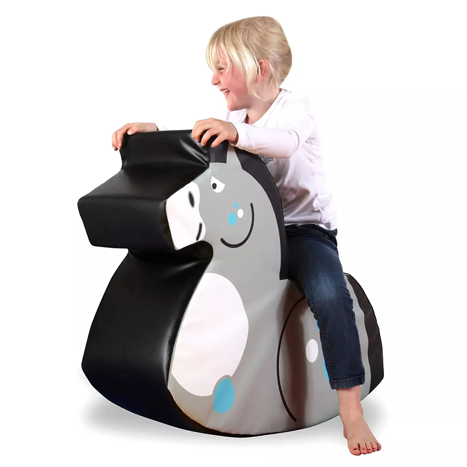 Autism-Friendly Pikler Animal Ride On | Soft Play Rocker | Unicorn, Horse or Zebra | 24m 