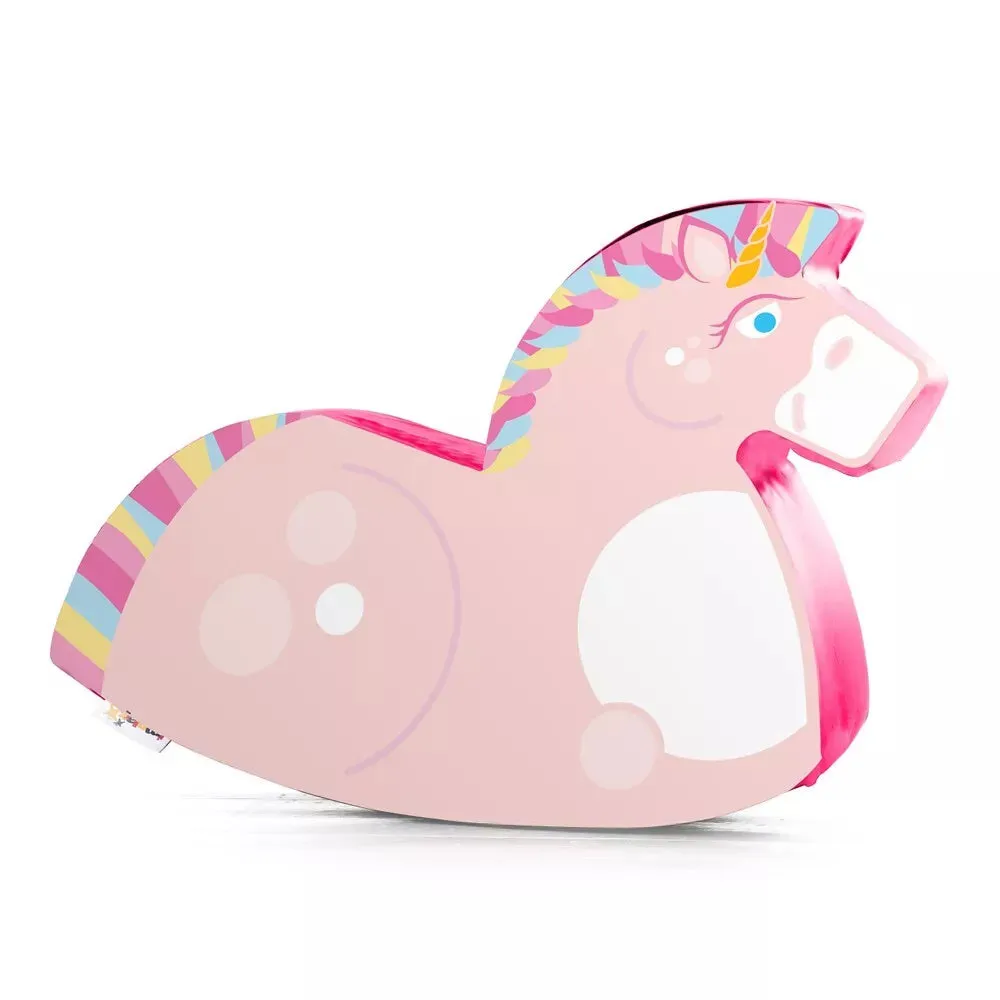 Autism-Friendly Pikler Animal Ride On | Soft Play Rocker | Unicorn, Horse or Zebra | 24m 