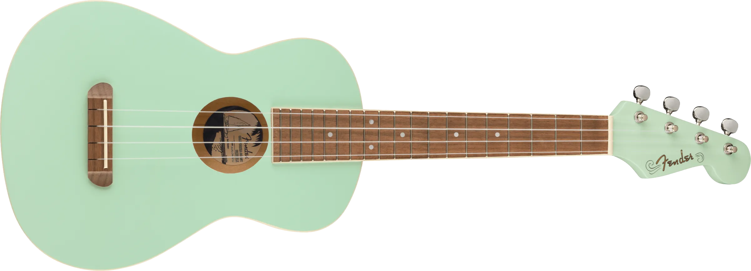Avalon Tenor Ukulele, Walnut Fingerboard, Surf Green