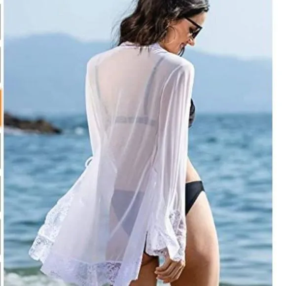 Avidlove Women Lace Chemise Nightgown Cover Up.