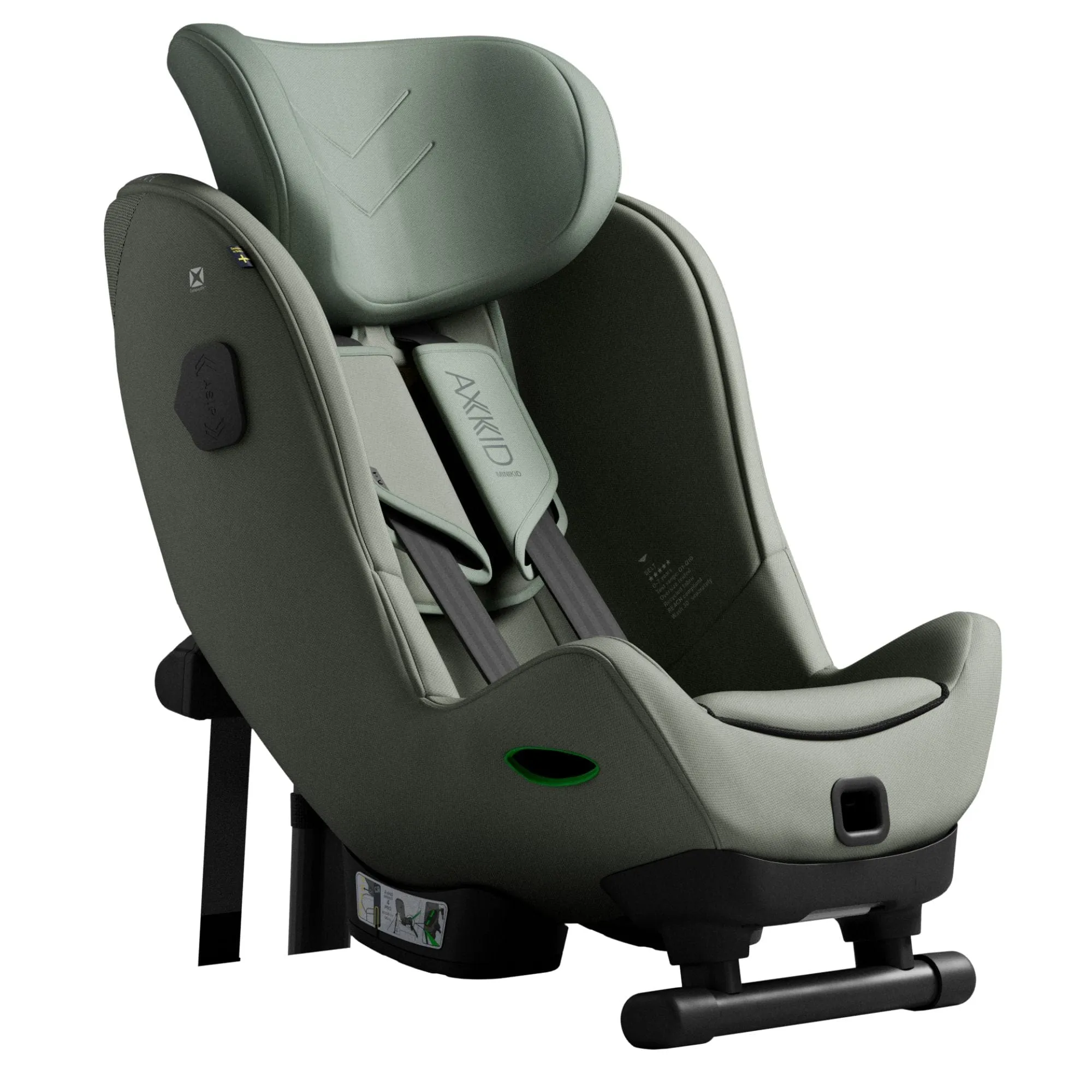 Axkid Minikid 4 Max R129 Car Seat in Nordic Bloom Green