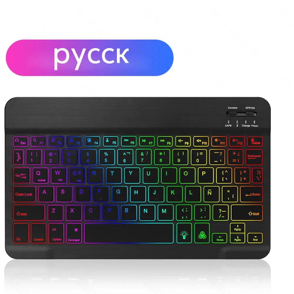 Backlit Bluetooth Keyboard Mouse for Multi-Device
