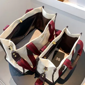 Bag Female Niche Style Satchel Class Work Clothing Canvas Bag