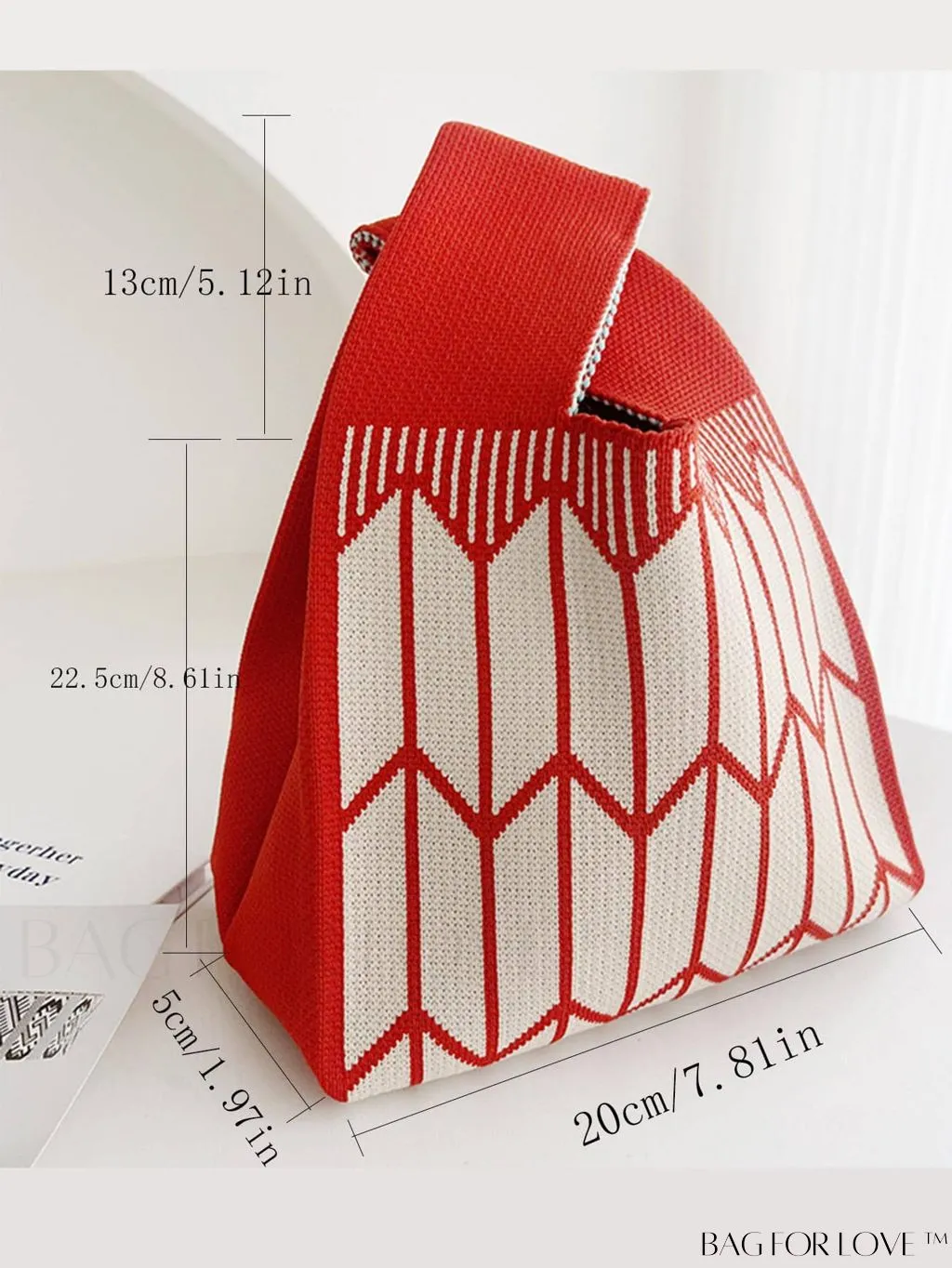 BagForLove - Compact Geometric Satchel with Dual Handles