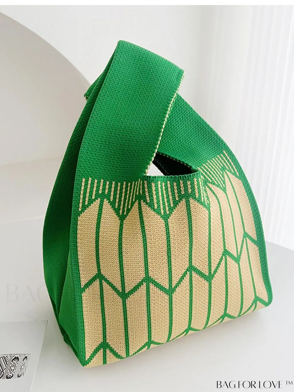 BagForLove - Compact Geometric Satchel with Dual Handles