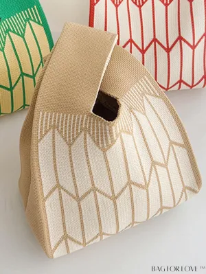 BagForLove - Compact Geometric Satchel with Dual Handles