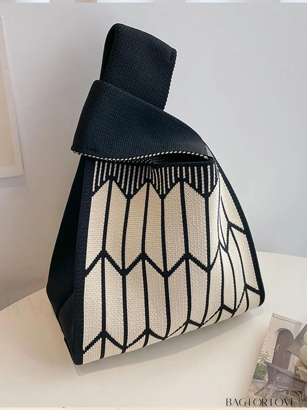 BagForLove - Compact Geometric Satchel with Dual Handles