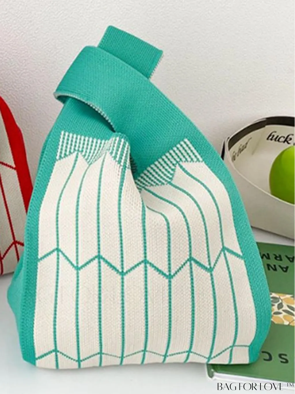 BagForLove - Compact Geometric Satchel with Dual Handles
