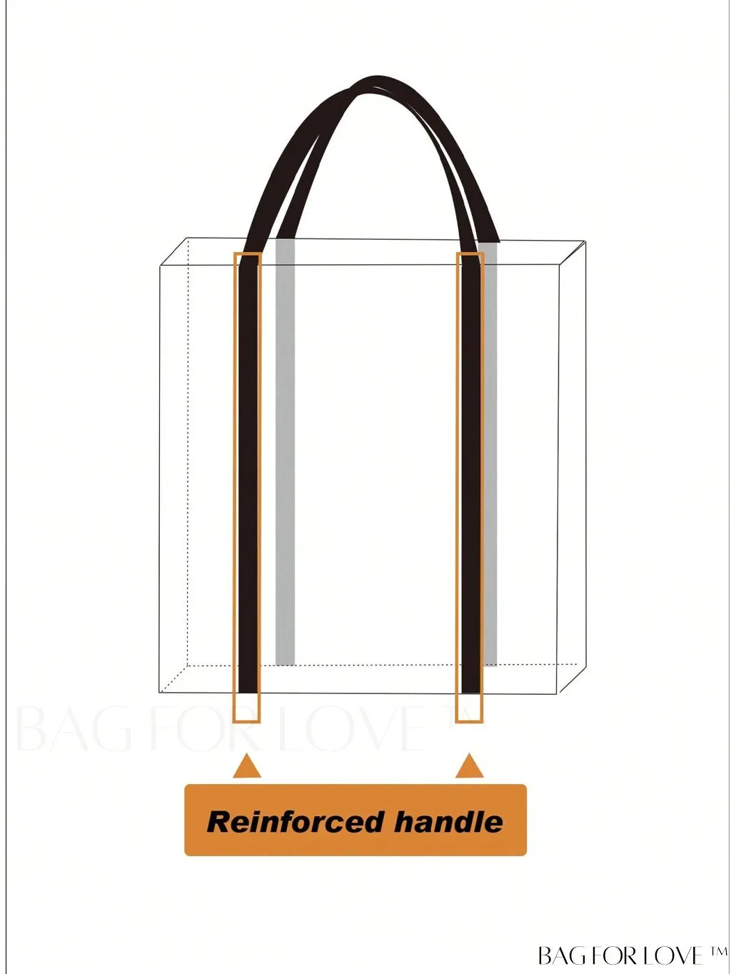 BagForLove - Luxurious Foldable Tote Bag - Premium Quality, Spacious, Solid Color