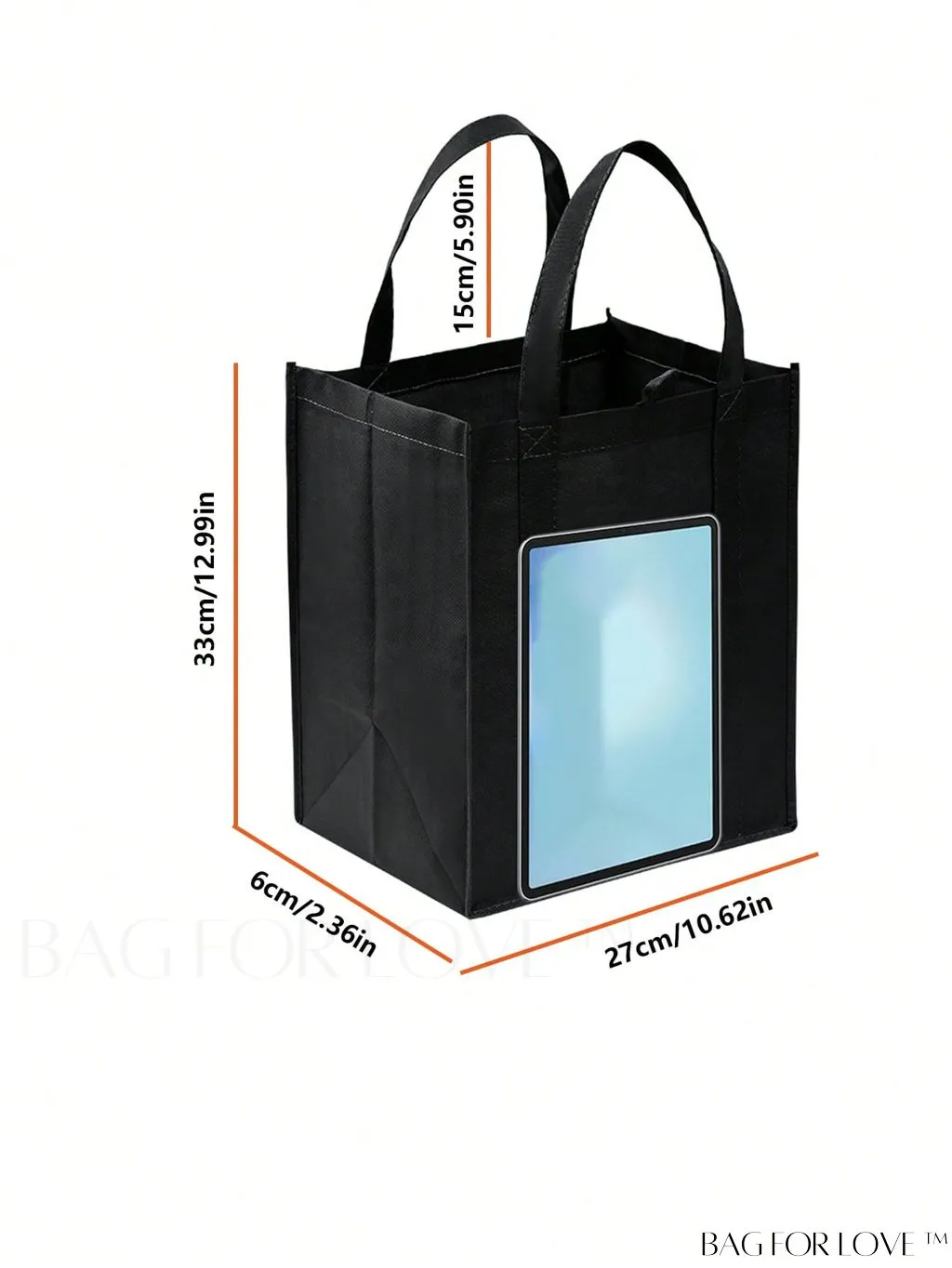 BagForLove - Luxurious Foldable Tote Bag - Premium Quality, Spacious, Solid Color