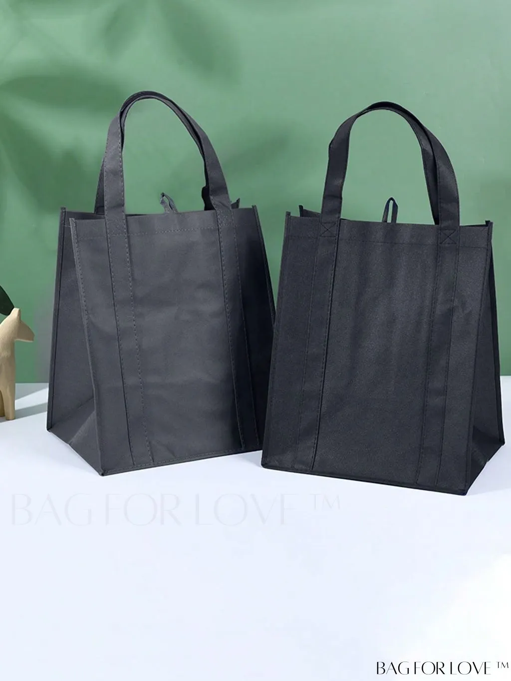 BagForLove - Luxurious Foldable Tote Bag - Premium Quality, Spacious, Solid Color