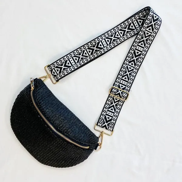 Bahama Breeze Fit All Sling Bag – Woven Everyday Crossbody with Adjustable Strap