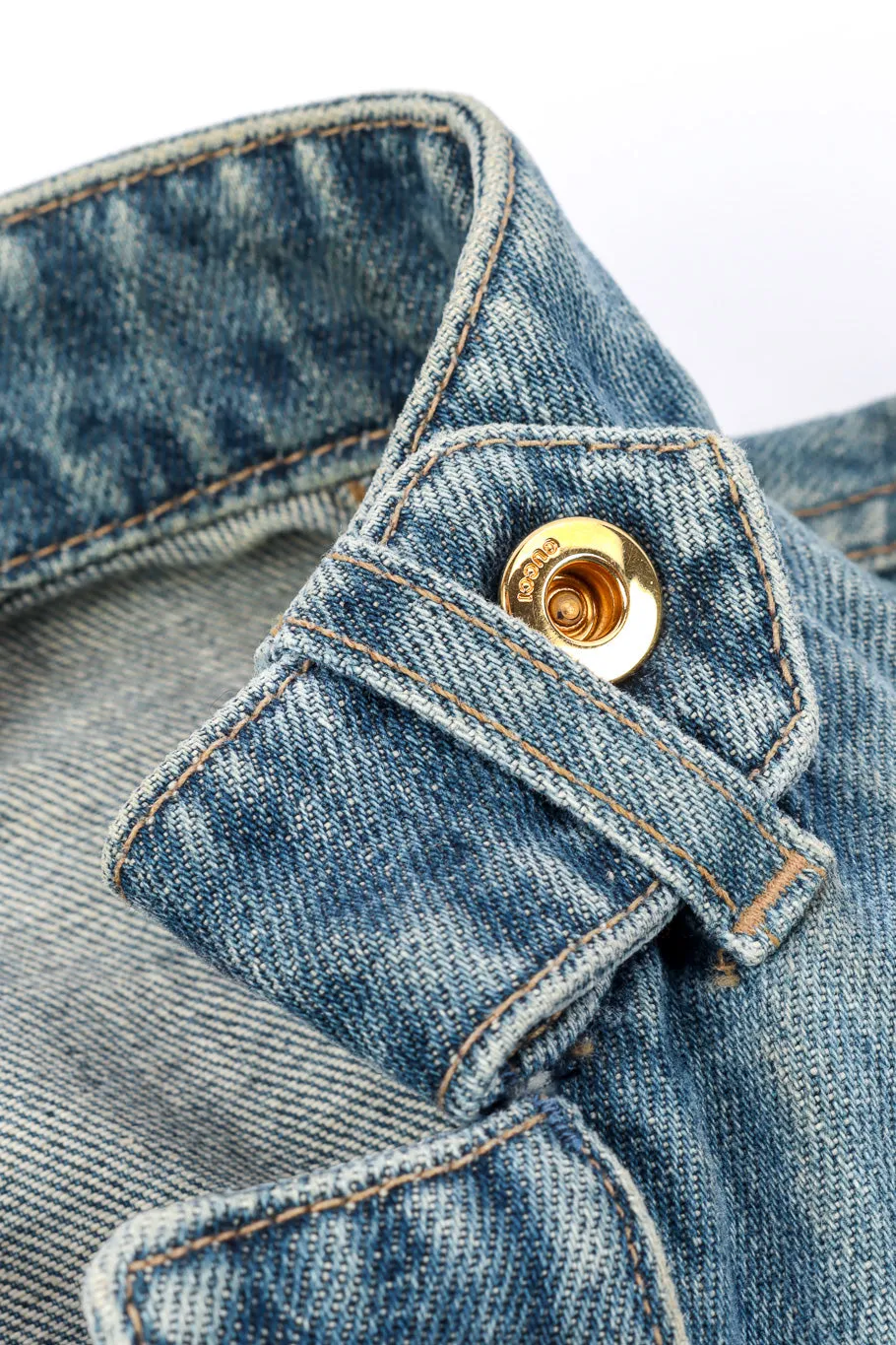 Bamboo Belt Denim Jacket