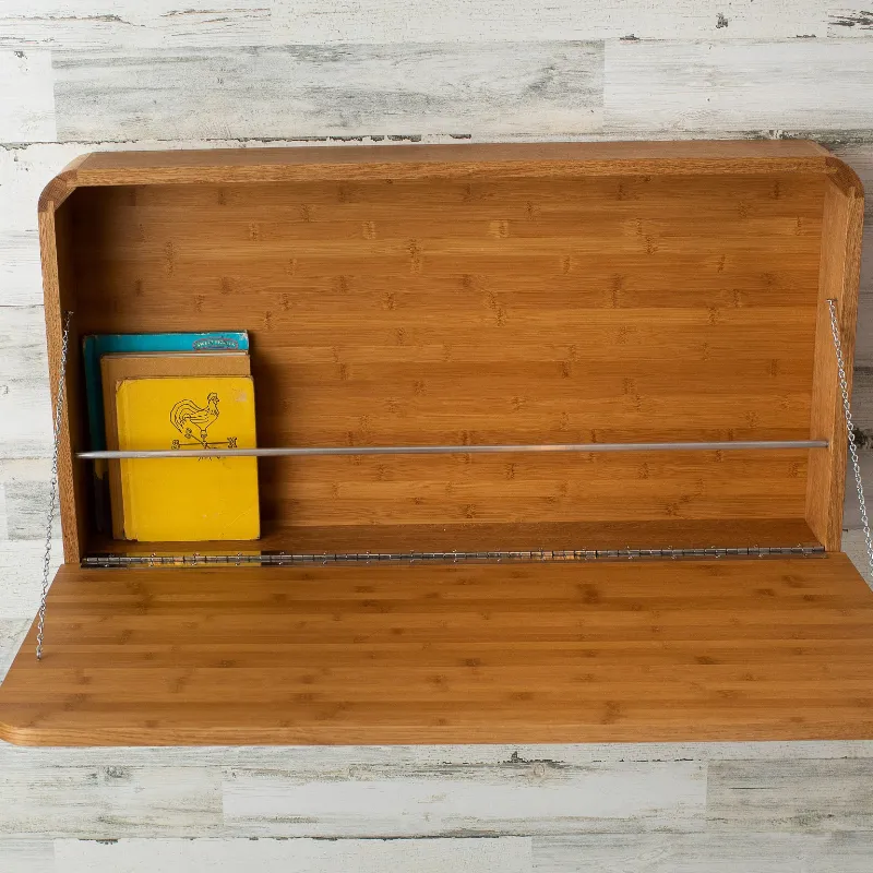 Bamboo Wall Hanging Desk