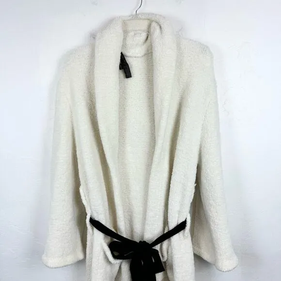 Barefoot Dreams CozyChic® Adult Robe - Unisex - Cream Size 3