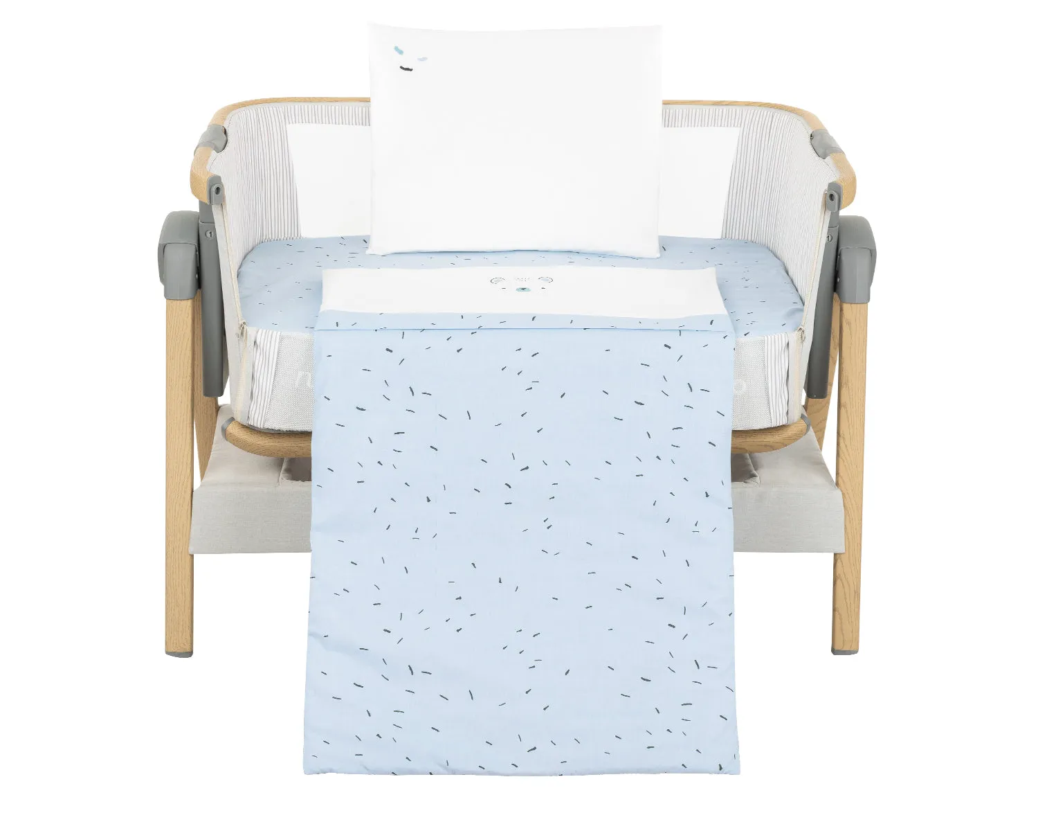 Bear with Me mini cot bedding set 5 pcs