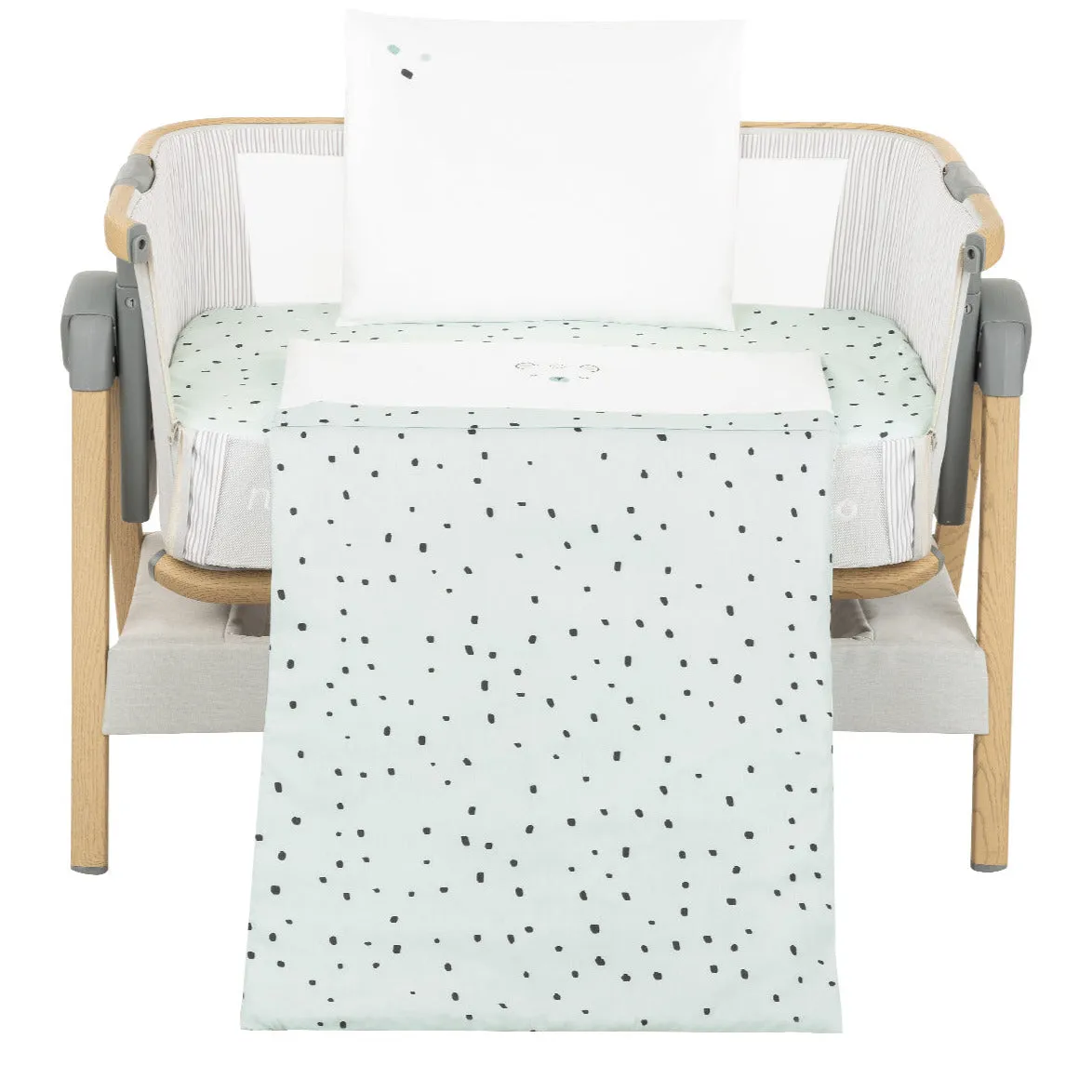 Bear with Me mini cot bedding set 5 pcs