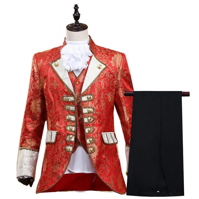 Beauty and the Beast Victorian King Prince Costume for Adult