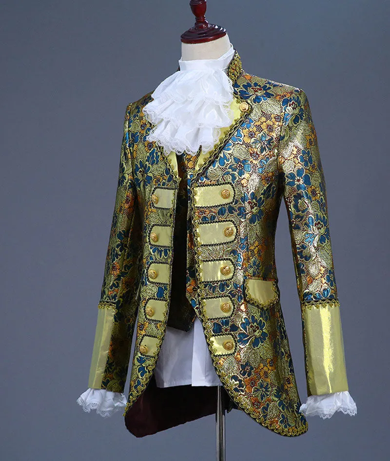 Beauty and the Beast Victorian King Prince Costume for Adult