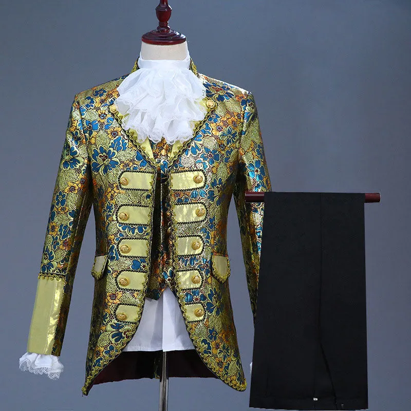 Beauty and the Beast Victorian King Prince Costume for Adult
