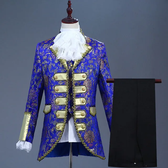 Beauty and the Beast Victorian King Prince Costume for Adult