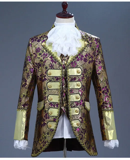 Beauty and the Beast Victorian King Prince Costume for Adult