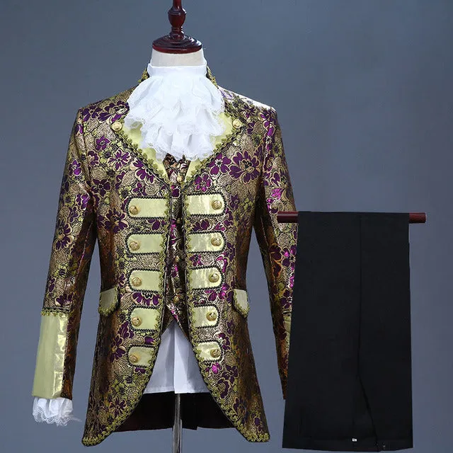Beauty and the Beast Victorian King Prince Costume for Adult
