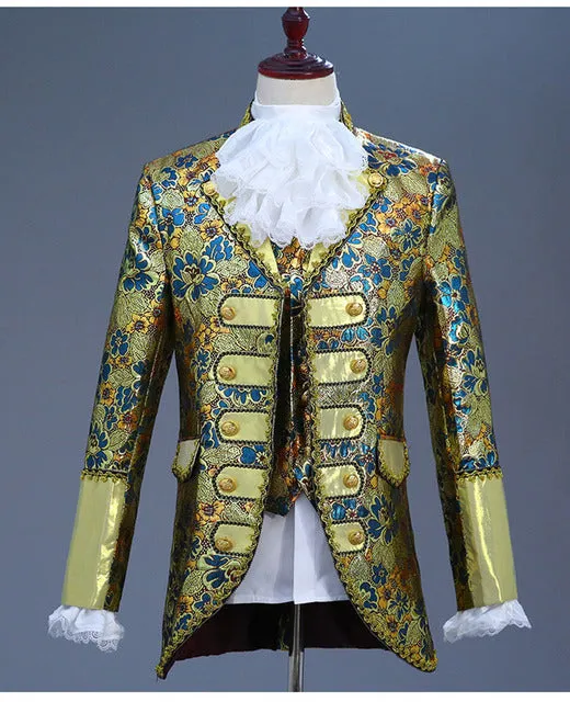 Beauty and the Beast Victorian King Prince Costume for Adult