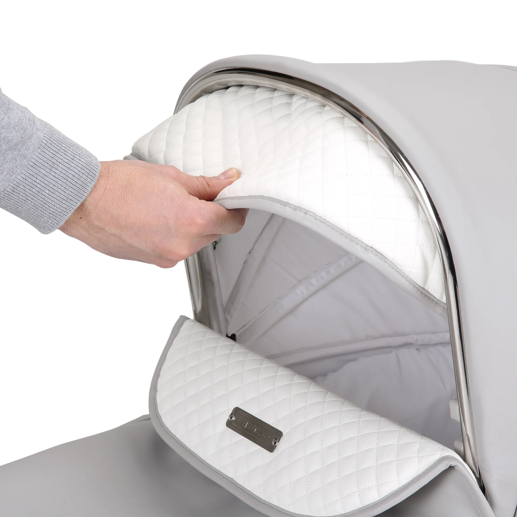 Bebecar Trio Ip-Op XL Classic Travel System - Silver Grey