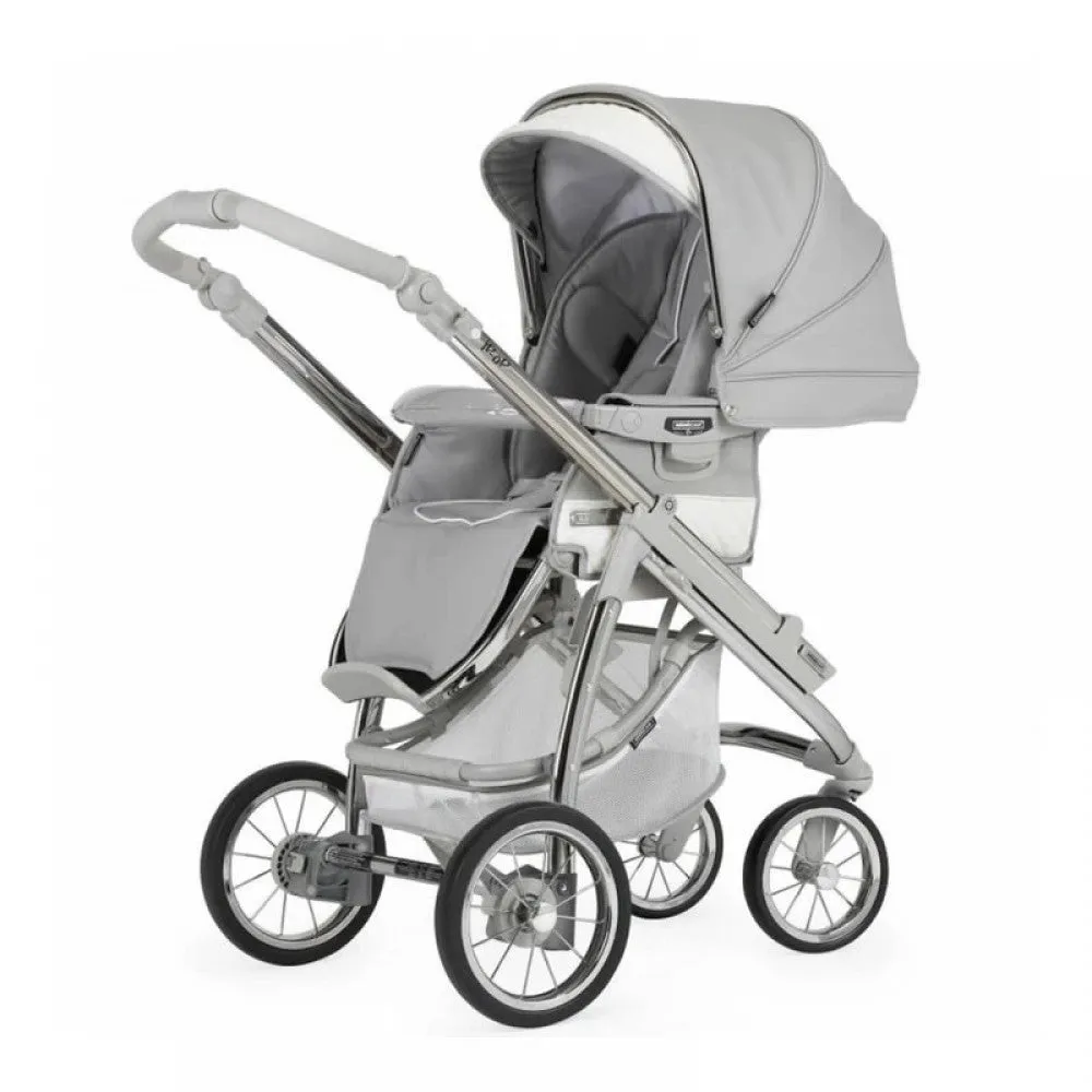 Bebecar Trio Ip-Op XL Classic Travel System - Silver Grey
