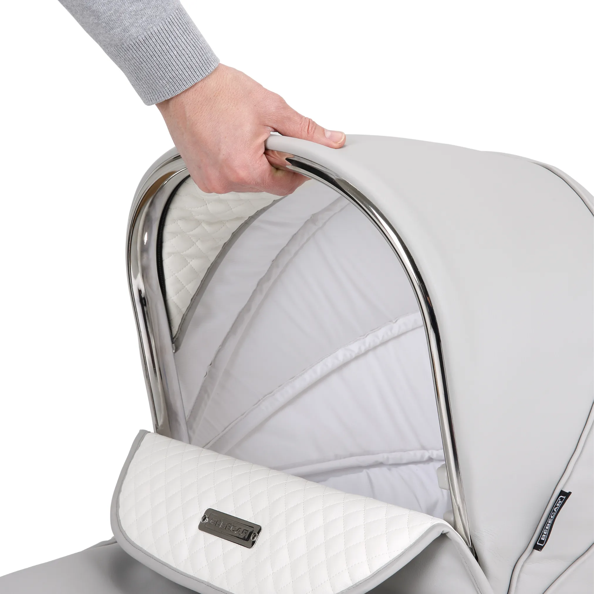 Bebecar Trio Ip-Op XL Classic Travel System - Silver Grey