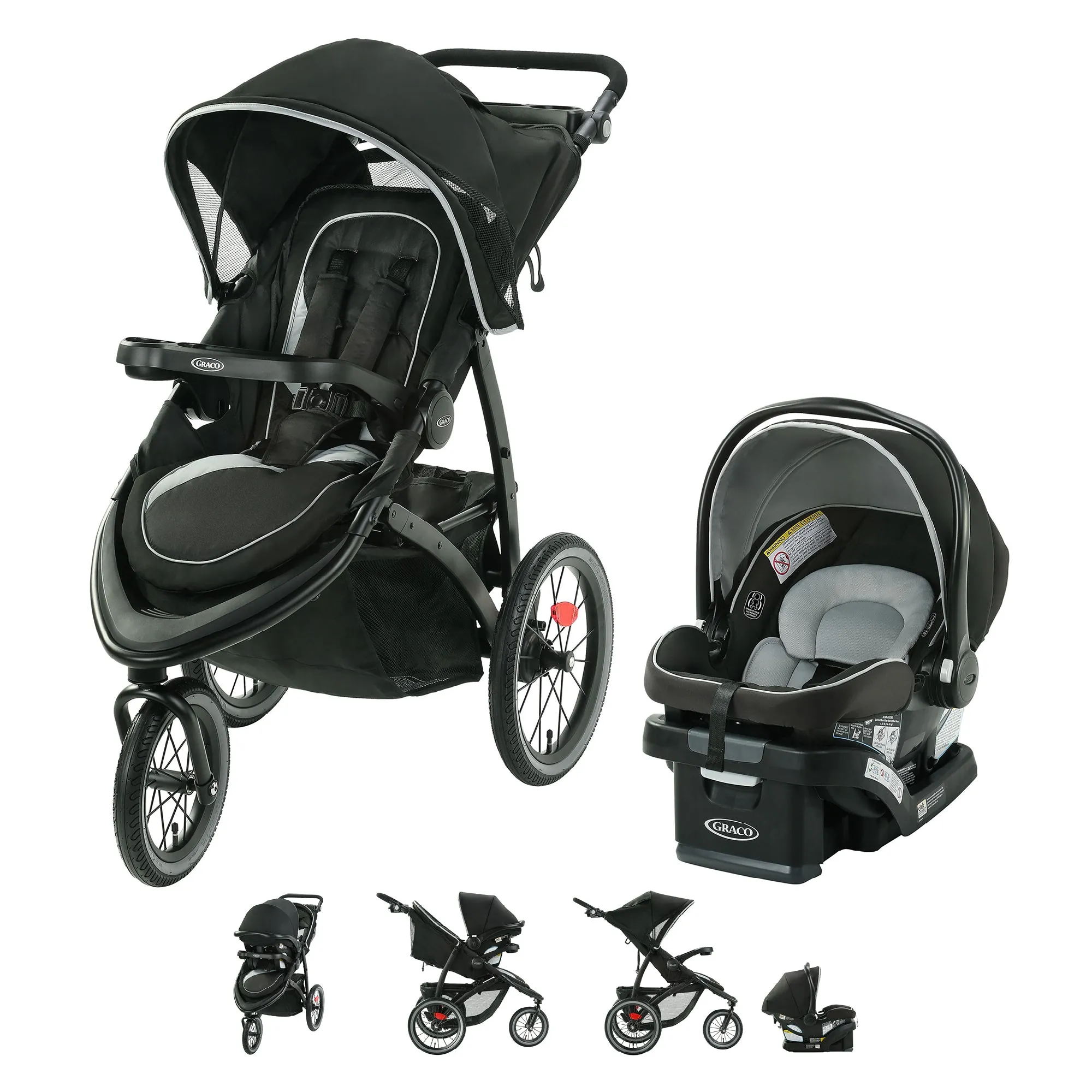 Bebelelo Graco FastAction Jogger LX Travel System for Infant, Kids - Mansfield