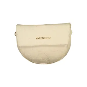 Beige Polyethylene Women Handbag