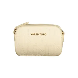 Beige Polyethylene Women Handbag
