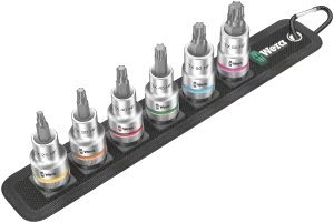 Belt C 3 TORXÂ® HF Zyklop bit socket set with holding function, 1/2" drive